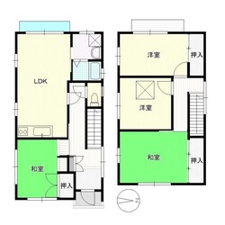 内記3丁目貸家の物件間取画像